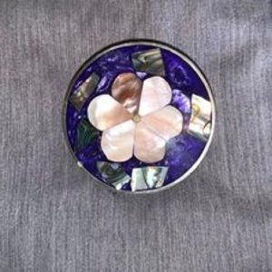 Authentic Alpaca Mexican Made Small Jewelry Holder